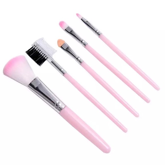 5pcs/set pink makeup brushes - Picture 3 of 5